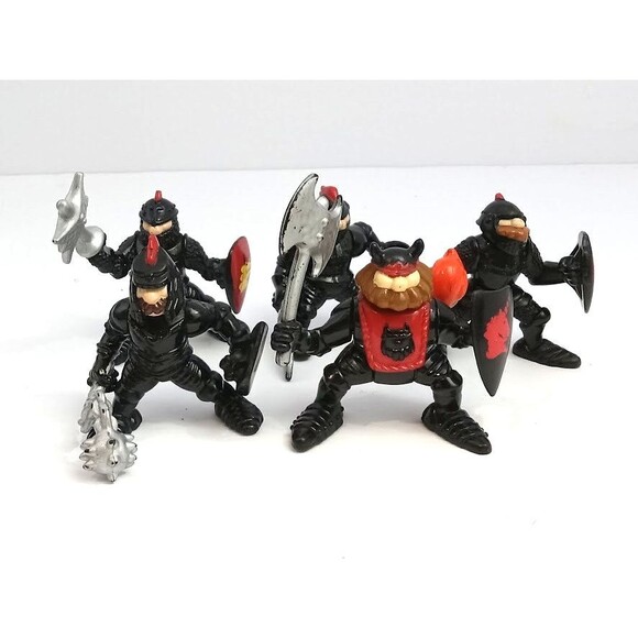 Fisher Price Great Adventures Black Knights Lot Figures - Picture 2 of 11